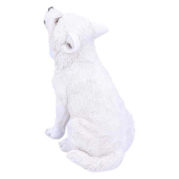 Wolfswelpe weiß 22,5cm